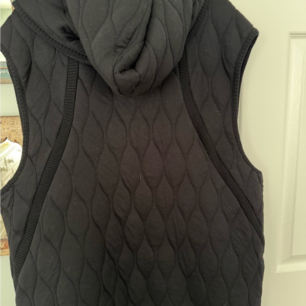 FP Movement by Free People Quilted Hooded Vest in Black